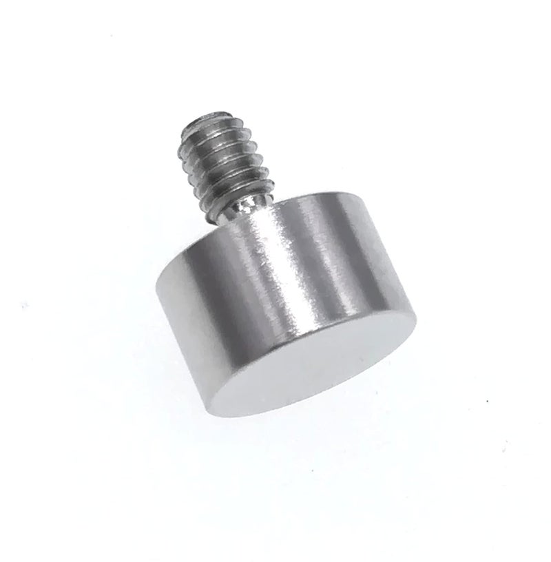 suxing Flat Contact Points 5/16" Diameter 3/16" Long for Dial Digital Indicator Depth Gauge Thickness Gauge 4-48 UNF Thread (4-48UNF 5/16“ Diameter) - Image 2